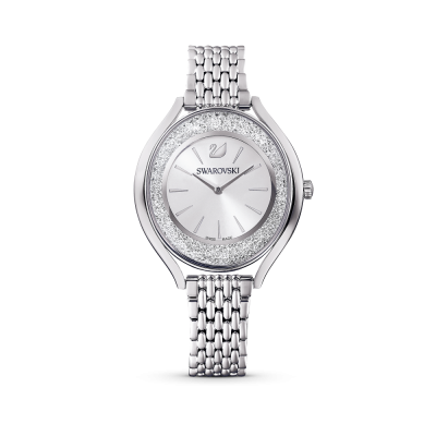 Relógio Swarovski Crystalline Aura Prateado Aço Inoxidável
