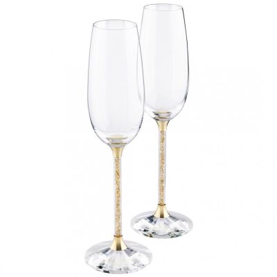 Swarovski Crystalline Copas Dorado (Set de 2)