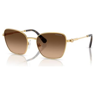 Óculos de sol Swarovski Modelo quadrado SK7029 Dourado