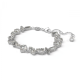 Pulseira Swarovski Mesmera, Combinação de Lapidações, Branca, Lacado a Ródio