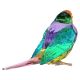 Idyllia Swarovski SCS Passarinho de Gouldian Pequeno