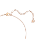 Colar Swarovski Sparkling Dance Lapidação Redonda Branco Lacado a Rosa Dourado