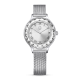 Relógio Swarovski Octea Nova Fabrico Suiço Pulseira de Metal Prateado Aço Inoxidável 5650039
