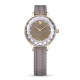 Relógio Swarovski Octea Nova Fabrico Suiço Pulseira Bege Acabamento em Rosa Dourado 5649999