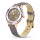 Relógio Swarovski Octea Nova Fabrico Suiço Pulseira Bege Acabamento em Rosa Dourado 5649999