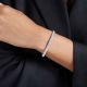 Bracelete Swarovski Meteora Snow Pavé Branca Lacado a Ródio L