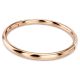 Bracelete Swarovski Meteora Snow Pavé Branca Lacado a Rosa Dourado M
