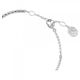 Bracelete Swarovski Meteora Branca Lacado a Ródio
