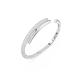Bracelete Swarovski Dextera Fecho Magnético Branca Lacado a Ródio