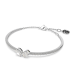Bracelete Swarovski Mesmera Combinação de Lapidações Branca Lacado a Ródio