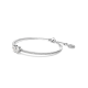 Bracelete Swarovski Mesmera Combinação de Lapidações Branca Lacado a Ródio