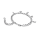 Pulseira Swarovski Dextera Combinação de Lapidações Branca Lacado a Ródio