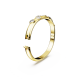 Bracelete Swarovski Dextera Combinação de Lapidações Branca Lacado a Dourado S