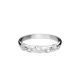 Bracelete Swarovski Dextera Combinação de Lapidações Branca Lacado a Ródio