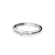 Bracelete Swarovski Dextera Combinação de Lapidações Branca Lacado a Ródio