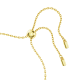 Pulseira Swarovski Idyllia Combinação de Lapidações Trevo de Quatro Folhas Verde Lacado a Dourado