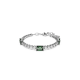 Pulseira Swarovski Matrix Tennis Combinação de Lapidações Verde Lacado a Ródio