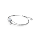 Bracelete Swarovski Stilla Combinação de Lapidações Azul Lacado a Ródio