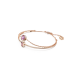 Bracelete Swarovski Stilla Combinação de Lapidações Rosa Lacado a Rosa Dourado