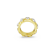 Anel Swarovski Dextera Combinação de Lapidações Branco Lacado a Dourado
