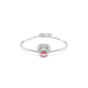 Bracelete Swarovski Idyllia Concha Rosa Lacado a ródio