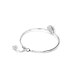 Bracelete Swarovski Idyllia Concha Rosa Lacado a ródio