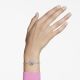 Bracelete Swarovski Idyllia Concha Rosa Lacado a ródio
