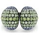 Anel Swarovski cocktail Sublima Lapidação redonda Multicor Lacada a ródio 52