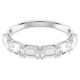 Bracelete Swarovski Millenia Lapidação octogonal Branca Lacado a ródio M
