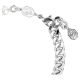 Pulseira Swarovski Dextera Pavé Crystal Pearl Branca Lacado a ródio M