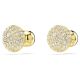 Brincos Swarovski Stud Meteora Branco Lacado a Dourado
