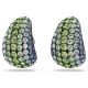 Brincos compridos Swarovski Sublima Lapidação redonda Multicor Lacada a ródio