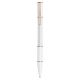 Esferográfica Swarovski Crystalline Lustre Branco Lacado a rosa dourado