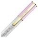 Esferográfica Swarovski Crystalline Lustre Rosa Lacado a dourado