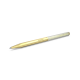 Esferográfica Swarovski Crystalline Modelo Octagonal Dourado Lacado a Dourado