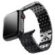 Bracelet Swarovski tipo princesa Sparkling Para o Apple Watch® 40 mm & 41 mm Acabamento a preto