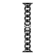 Correia Swarovski em Corrente Sparkling para O Apple Watch® 40 Mm & 41 Mm Preta Acabamento a Preto