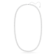 Cinto Swarovski Lapidação Quadrada Branco Lacado a Ródio