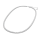 Cinto Swarovski Lapidação Quadrada Branco Lacado a Ródio