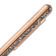 Esferográfica Swarovski Crystal Shimmer Tom Dourado Rosa Lacado a Rosa Dourado