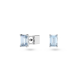 Brincos Swarovski Stud Stilla Lapidação Cushion Multicor Lacado a Ródio
