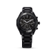 Relógio Swarovski 39Mm Fabrico Suiço Pulseira de Metal Preto Acabamento a Preto