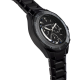 Relógio Swarovski 39Mm Fabrico Suiço Pulseira de Metal Preto Acabamento a Preto