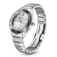 Relógio Swarovski 37Mm Fabrico Suiço Pulseira de Metal Prateado Aço Inoxidável