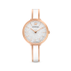 Relógio Swarovski Crystalline Delight Branco Acabamento em Rosa Dourado