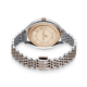 Relógio Swarovski Crystalline Aura Fabrico Suiço Pulseira de Metal Tom Dourado Rosa Acabamento de Combinação de Metais