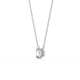 Conjunto Swarovski Constella Lapidação Redonda Branco Lacado a Ródio