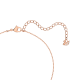 Conjunto Swarovski Sparkling Dance Combinação de Lapidações Trevo de Quatro Folhas Rosa Lacado a Rosa Dourado