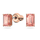 Conjunto Swarovski Millenia Lapidação Octogonal Rosa Lacado a Rosa Dourado