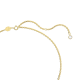 Colar Swarovski Elegance Of Africa Flor Multicor Lacado a Dourado
